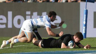 Richie Mo - Aaron Smith - Ian Foster - Jordie Barrett - Beauden Barrett - New Zealand explode out of the traps to beat Argentina - rte.ie - Argentina - New Zealand - county Foster