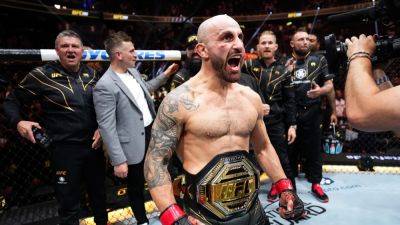 UFC 290: Alexander Volkanovski retains featherweight title with stoppage victory over Yair Rodriguez