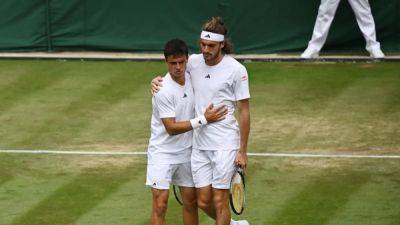 Tsitsipas brothers ousted by French teenagers in first round