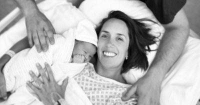 New mum Janette Manrara shares 'first' with baby daughter as she and Aljaz Skorjanec share sweet moment they left hospital