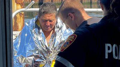 Pulled out to sea by current, swimmer rescued in New York after 5 hours treading water - cbc.ca - New York - county Suffolk