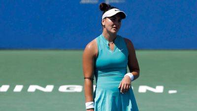 Tennis star Bianca Andreescu shouts in frustration at Citi Open over heckling fan: ‘Shut up!’