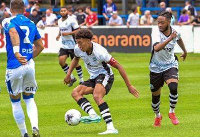 Joe Gomez - Thomas Reeves - Mitch Brundle - Dover Athletic manager Mitch Brundle supported by ‘massive figure’ in his life in scout Errol Johnson during opening-day National League South 2-2 draw against Torquay United - kentonline.co.uk