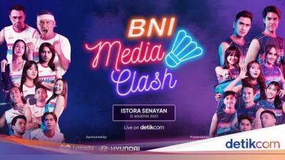 BNI Media Clash 3.0: Nonton Raffi cs Vs El Rumi dkk Tanding Badminton!