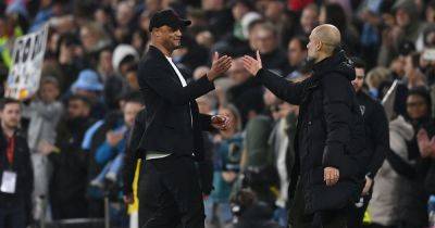 'No chance!' - Vincent Kompany disagrees with Pep Guardiola over Man City vs Burnley clash