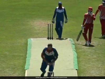 Watch: Swiss Cricketer "Channels His Inner Rhino", Effects Bizarre Run-Out - sports.ndtv.com - Switzerland