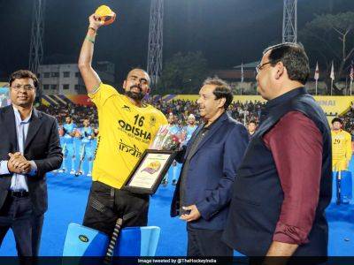 Watch: India Hockey Legend PR Sreejesh Felicitated On Completing 300th Cap