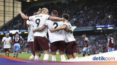 Kevin De-Bruyne - Manuel Akanji - Lyle Foster - Liga Inggris - Burnley Vs Man City: Haaland 2 Gol, The Citizens Menang 3-0 - sport.detik.com