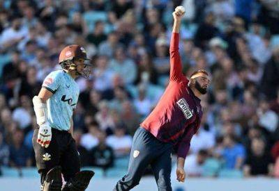 Kent Spitfires (330-6) beat Surrey (243 all out) by 87 runs at The Kia Oval in the Metro Bank One-Day Cup