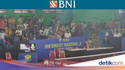Riuhnya GOR Alun-alun Maulana Yusuf di Final BNI Sirnas A Banten 2023 - sport.detik.com