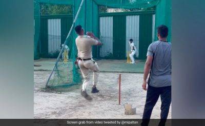 Watch: Internet Finds 'Greatest Net Bowler', That Too In Uniform. Mumbai Indians Give 'Fiery' Comment - sports.ndtv.com - India