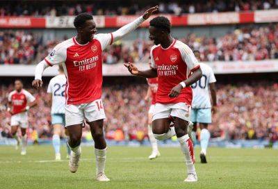 Thomas Partey - Mikel Arteta - Matt Turner - Bukayo Saka lights up the Emirates but Arsenal have to cling on against Forest - thenationalnews.com - county Forest - county Turner