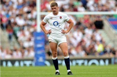 Farrell sent off as England scrape World Cup warm-up win over Wales