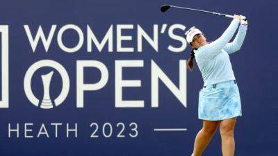 Lilia Vu - Vu, Hull take advantage of Ewing's collapse to share 3rd-round lead at Women's British Open - cbc.ca - Britain - Usa