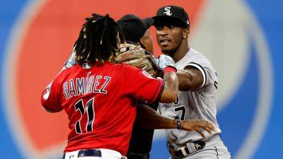 Cleveland Guardians - Terry Francona - Tim Anderson - Guardians’ Jose Ramirez has suspension for role in Tim Anderson fight reduced - foxnews.com - Usa - county Cleveland - county White - county Bay