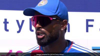 West Indies - Hardik Pandya - Rovman Powell - Yashasvi Jaiswal - "I Like To Captain How...": Skipper Hardik Pandya Makes Honest Leadership Confession - sports.ndtv.com - Usa - India
