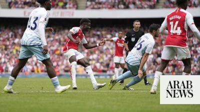 Saka sparkles as Arsenal opens EPL season with win. Newcastle sends statement by dismantling Villa