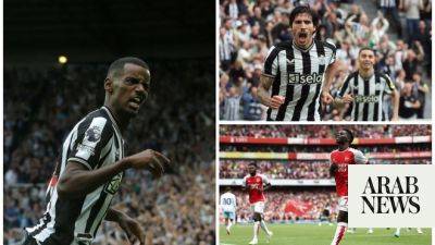 Arsenal launch Premier League title bid as Newcastle hit Villa for five