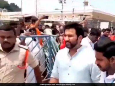 Watch: Rohit Sharma Visits Tirupati Balaji Temple With Family Ahead Of Asia Cup 2023