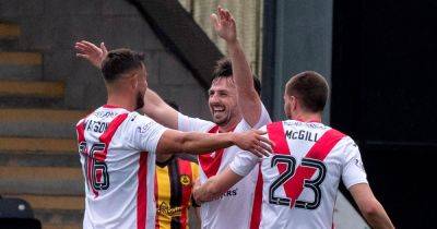 Airdrie striker hopes history repeats itself after getting off the mark in Thistle win