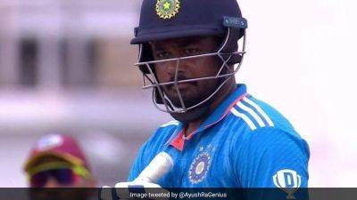 West Indies - Rajasthan Royals - Sanju Samson - "Thank You Sanju Samson": Fans Mercilessly Troll Wicketkeeper For Flop Show vs WI - sports.ndtv.com - India