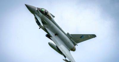 RAF Typhoon fighter jets intercept Russian bombers flying near UK coast