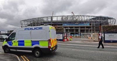 Man, 26, dies after 'heavy machinery' incident at construction site of Everton FC's new stadium