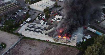 Live updates as large fire at city industrial estate - walesonline.co.uk - county Newport