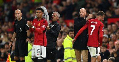 Jadon Sancho - Raphael Varane - Alejandro Garnacho - 'Totally changed' - Manchester United fans love what Jadon Sancho did vs Wolves - manchestereveningnews.co.uk