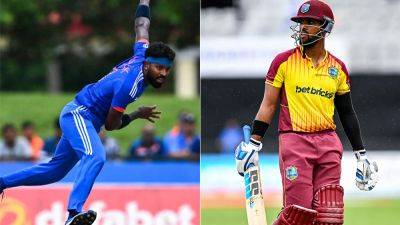 Nicholas Pooran - Hardik Pandya - Indian Cricket Team Captain Hardik Pandya Said "Let Nicholas Pooran Hit Me". West Indies Star Responds - sports.ndtv.com - India