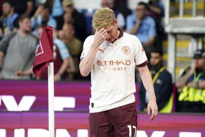 Man City boss Guardiola: Injured De Bruyne out for up to four months