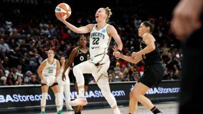 Sabrina Ionescu - Breanna Stewart - Courtney Vandersloot - Liberty lock down Aces in potential Finals preview to win WNBA Commissioner's Cup - cbc.ca - New York - county Gray