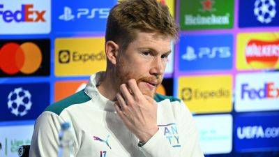 De Bruyne facing up to four months out, says Guardiola