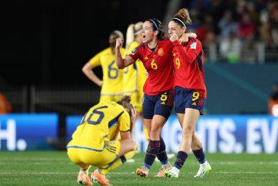 Esther González - Olga Carmona - Eden Park - Spain beat Sweden to reach first final as spy row overshadows Australia, England semifinal - guardian.ng - Sweden - Spain - Australia - New Zealand - county Park