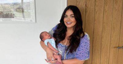 Fans says it 'drives me mad' as Scarlett Moffatt shares adorable new pictures of baby son and told 'it's your business'