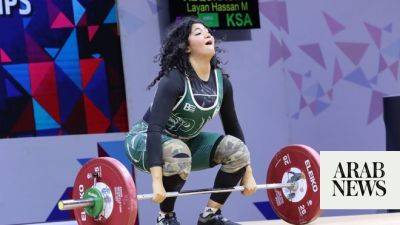 Athlete becomes first Saudi female weightlifter to win Asian medal