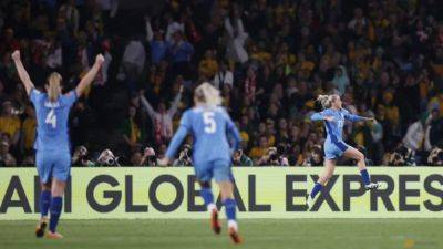 Sam Kerr - Alessia Russo - Ella Toone - England reach World Cup final despite Kerr stunner - channelnewsasia.com - Spain - Australia