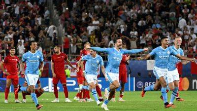 City are spot on against Sevilla to lift Super Cup