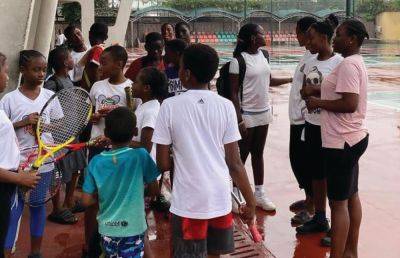 LLTC in festive mode as Fusion Foundation trains over 200 kids in tennis