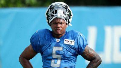 Lions' David Montgomery, girlfriend hit with lawsuit after alleged pitbull attack