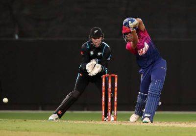 Sharma stars on T20 debut but youthful UAE fall just short against New Zealand