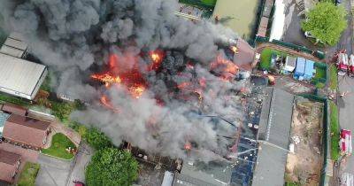School and fire service issue statements after devastating blaze leaves primary school in ruins