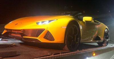 Newlywed caught 'racing groomsmen' in Lamborghini at 120mph on motorway