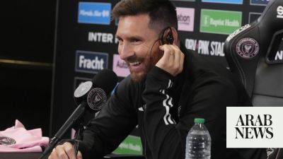 Miami move ‘opposite’ of PSG switch, says happy Messi