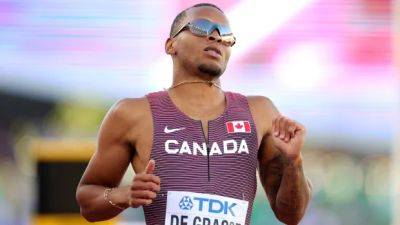 Andre De-Grasse - Star - What to watch at the track and field world championships - cbc.ca - Canada - Hungary - state Oregon - county Canadian