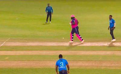 A Run Out Like No Other! Video Of Rahkeem Cornwall's Dismissal Is Viral