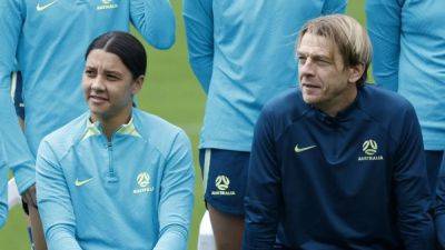 Sam Kerr - Tony Gustavsson - No room for sentiment with third place on the line, says Australia coach - channelnewsasia.com - Sweden - Australia