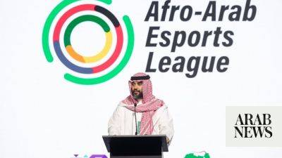 Cristiano Ronaldo - Afro-Arab Esports League launches at Gamers8 in Riyadh - arabnews.com - Namibia - South Africa - Tunisia - Egypt - Cameroon - Senegal - Uae - Burkina Faso - Morocco - Ghana - Mali - Saudi Arabia - Bahrain - Jordan - Ivory Coast - Oman - Nigeria - Kuwait - Kenya - Lebanon - Iraq - Syria - Djibouti - Somalia - Libya