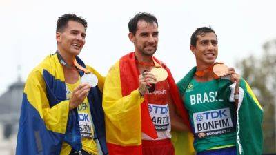 Spain's Martin captures first gold of World Championships in 20km race walk