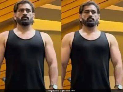 MS Dhoni Spotted At Gym In Ranchi, Fans In Awe Of CSK Captain's New Muscular Look. See Pics - sports.ndtv.com - India - county Kings